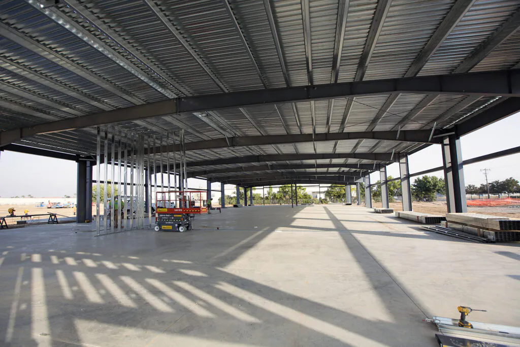 Manufacturing facility being built by Hilbers Inc. to expand the already existing facility.