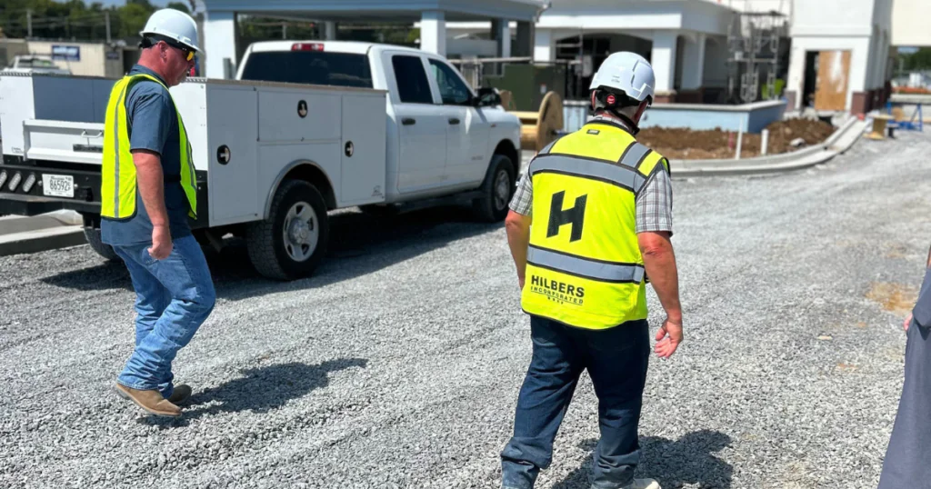 A commercial project built by Hilbers Incorporated using a design-build delivery approach.