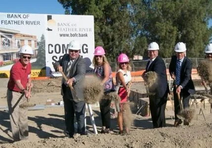 Hilbers team breaking ground at a new construction site, celebrating strong client relationships and community impact.