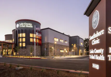 Lake County Tribal Health South Shore Clinic, located in Clearlake, CA.